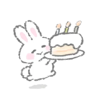 🥳 emoji зайки Telegram sticker 10 of 63
