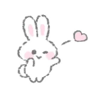 🥰 emoji зайки Telegram sticker 12 of 63