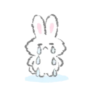 😢 emoji зайки Telegram sticker 5 of 63
