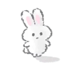 😐 emoji зайки Telegram sticker 16 of 63