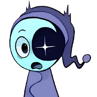 😨 emoji Astro, Dandy's World Telegram sticker 5 of 18