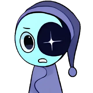 😟 emoji Astro, Dandy's World Telegram sticker 7 of 18