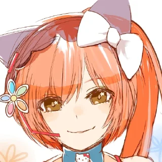 😊 emoji Nekomura Iroha Telegram sticker 21 of 35