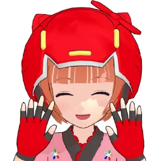 😄 emoji Nekomura Iroha Telegram sticker 22 of 35
