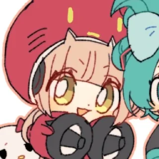 😀 emoji Nekomura Iroha Telegram sticker 23 of 35