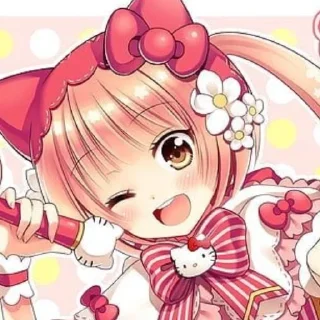 🐱 emoji Nekomura Iroha Telegram sticker 3 of 35