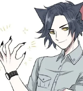 😎 emoji Хуманизированные Том и Джерри Telegram sticker 6 of 26