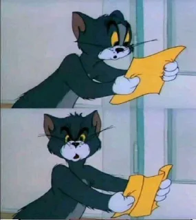 Sticker from Tom and Jerry