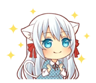 🌟 emoji ໒꒰՞ стикеры ՞꒱ა  ...  @yiroma Telegram sticker 17 of 40