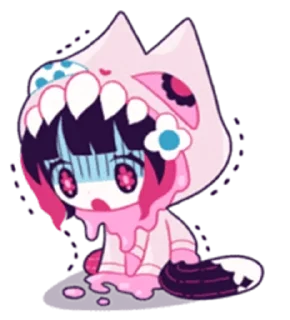 ໒꒰՞ стикеры ՞꒱ა  ...  @yiroma sticker 4
