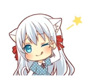 🌟 emoji ໒꒰՞ стикеры ՞꒱ა  ...  @yiroma Telegram sticker 6 of 40