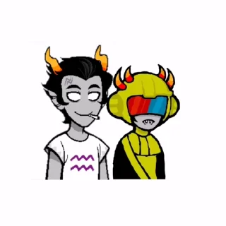 🌟 emoji HOMESTUCK >:] ::  @fStikBot Telegram sticker 10 of 120