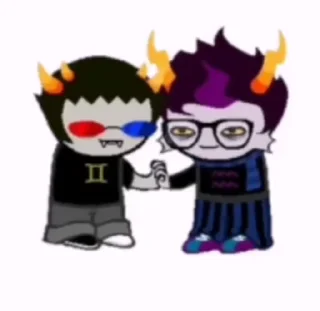 🌟 emoji HOMESTUCK >:] ::  @fStikBot Telegram sticker 5 of 120