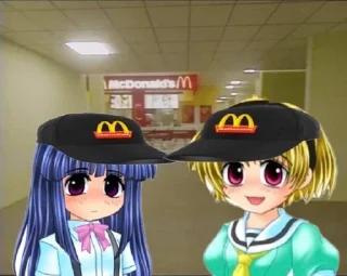 Sticker from Higurashi when they cum
