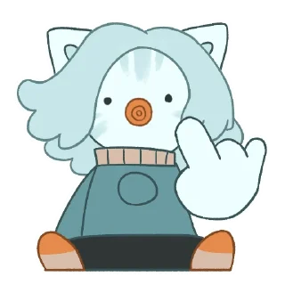 🖕 emoji UselessSnowman Telegram sticker 18 of 36