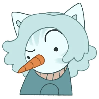 🤨 emoji UselessSnowman Telegram sticker 17 of 36