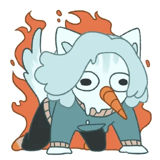 🔥 emoji UselessSnowman Telegram sticker 16 of 36