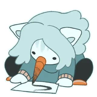 ✍ emoji UselessSnowman Telegram sticker 2 of 36