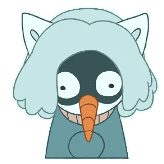 😰 emoji UselessSnowman Telegram sticker 10 of 36