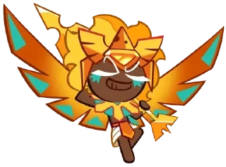 Sticker from golden cheese ily