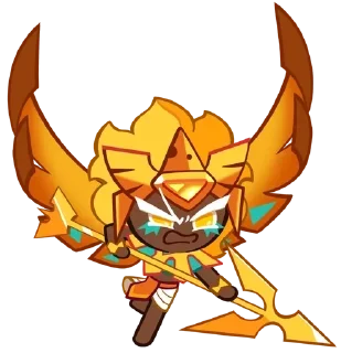 Sticker from golden cheese ily