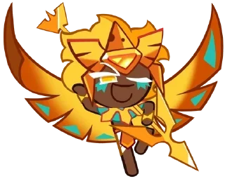 Sticker from golden cheese ily