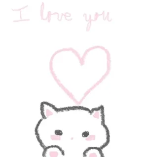 ❤️‍🩹 emoji котики мяумяумяу!! Telegram sticker 13 of 19