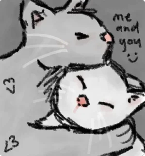 💗 emoji котики мяумяумяу!! Telegram sticker 18 of 19