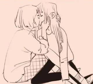 👩‍❤️‍💋‍👩 emoji котики мяумяумяу!! Telegram sticker 16 of 19