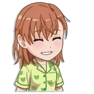 Sticker from Misaka Mikoto From @anime_no_more