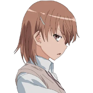😠 emoji Misaka Mikoto :: @anime_stickss Telegram sticker 20 of 114