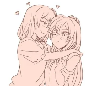⭐️ emoji Love girls Telegram sticker 9 of 119