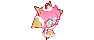 Sticker from Strawberry Crepe Cookie