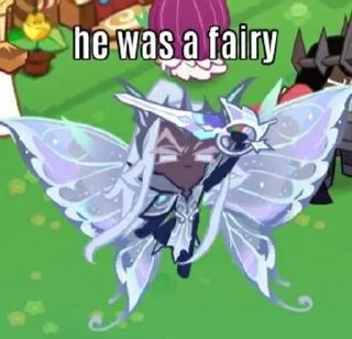 🦋 emoji Куки Сран. Elder Faerie Cookie Telegram sticker 5 of 32
