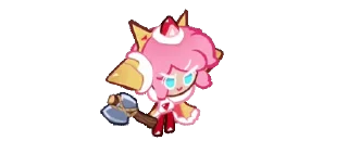 Sticker from Strawberry Crepe Cookie