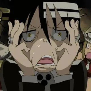 😩 emoji Soul eater Telegram sticker 17 of 41