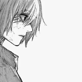 😟 emoji Tokyo Ghoul Telegram sticker 8 of 21