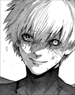 ☺ emoji Tokyo Ghoul Telegram sticker 9 of 21