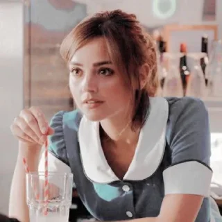 🧋 emoji Clara Oswald 
jenna coleman Telegram sticker 18 of 79
