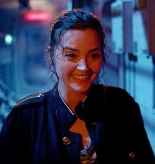 😇 emoji Clara Oswald 
jenna coleman Telegram sticker 17 of 79