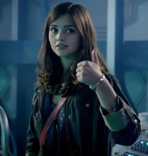 👍 emoji Clara Oswald 
jenna coleman Telegram sticker 11 of 79