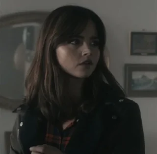 🤨 emoji Clara Oswald 
jenna coleman Telegram sticker 5 of 79