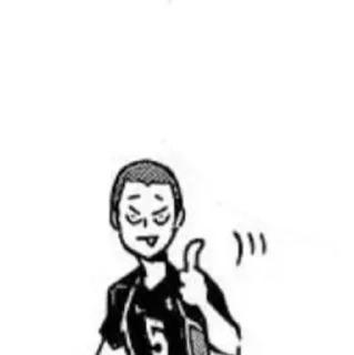 👍 emoji HAIKYU !!! ВОЛЕЙБОЛ Telegram sticker 15 of 37