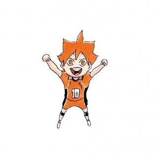 👊 emoji HAIKYU !!! ВОЛЕЙБОЛ Telegram sticker 24 of 37