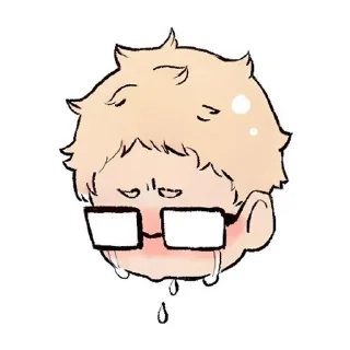 😭 emoji HAIKYU !!! ВОЛЕЙБОЛ Telegram sticker 21 of 37