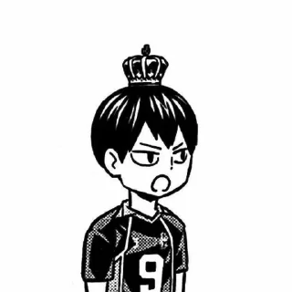 😠 emoji HAIKYU !!! ВОЛЕЙБОЛ Telegram sticker 10 of 37