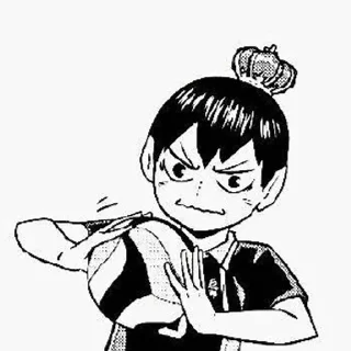 👑 emoji HAIKYU !!! ВОЛЕЙБОЛ Telegram sticker 5 of 37