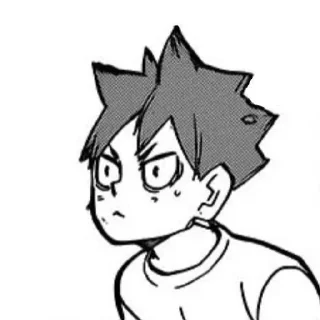 😳 emoji HAIKYU !!! ВОЛЕЙБОЛ Telegram sticker 8 of 37