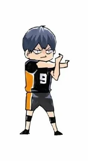 😠 emoji HAIKYU !!! ВОЛЕЙБОЛ Telegram sticker 1 of 37
