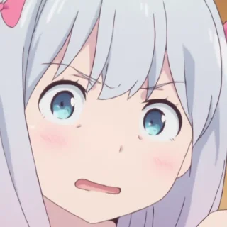 🤨 emoji Izumi Sagiri Telegram sticker 7 of 30